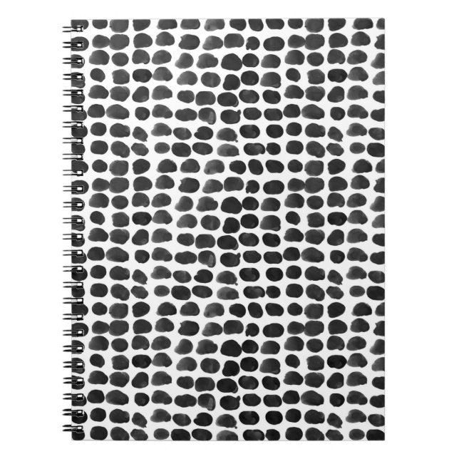Carnet Poster de animal avec motif sans points (Devant)
