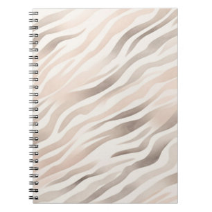 Carnet Poster de animal Zebra Crème Rose
