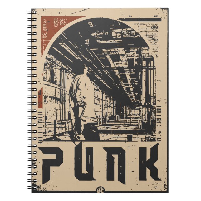 Carnet Poster de la figure de la Révolution urbaine PUNK  (Devant)