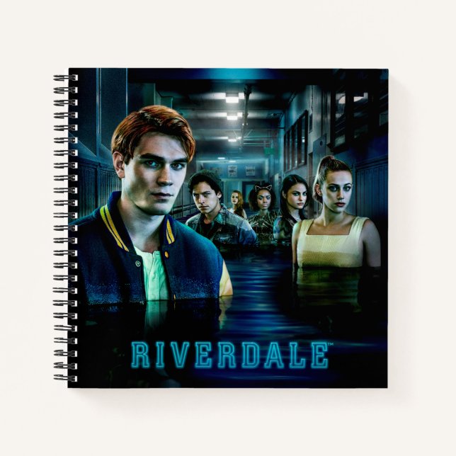 Carnet Poster de l'allée inondable de Riverdale (Devant)