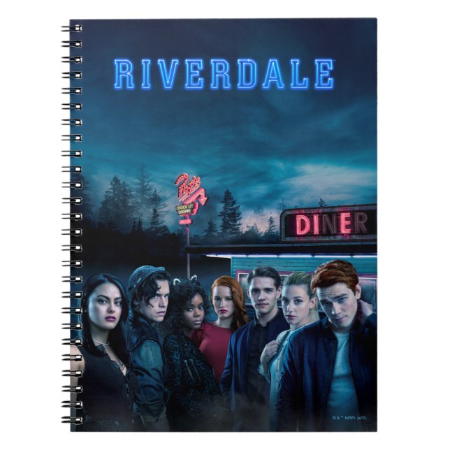 Carnet Poster de Riverdale Outside Pop's Diner (Devant)