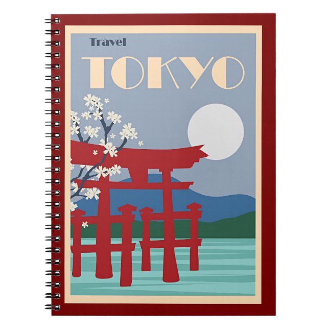 Carnet Poster de voyage Tokyo (Devant)