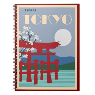 Carnet Poster de voyage Tokyo, Japon
