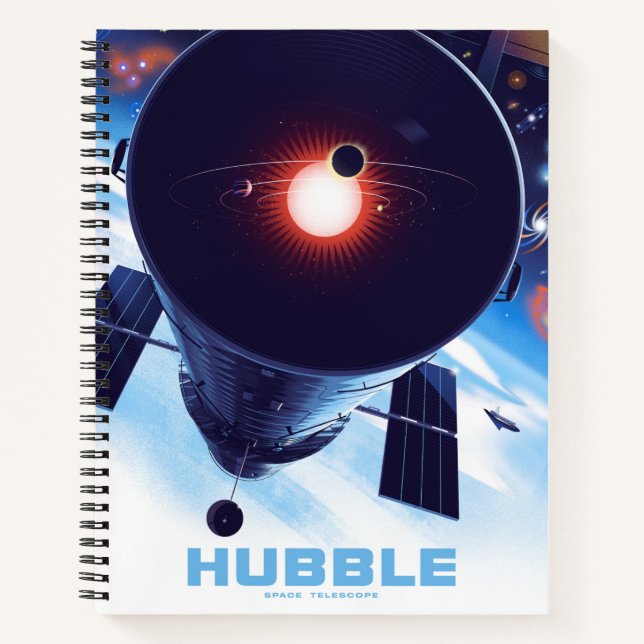 Carnet Poster du télescope spatial Hubble. (Devant)
