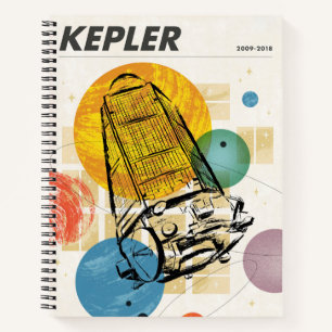 Carnet Poster du télescope spatial Kepler.