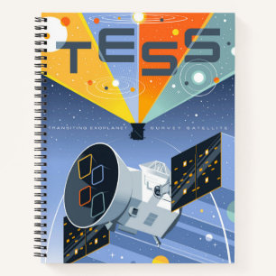 Carnet Poster du télescope spatial Tess.