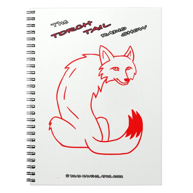 Carnet Poster d'une émission de radio Torch Tail sur un C (Devant)