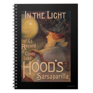 Carnet Poster promotionnel de la Sarsaparilla de Hood