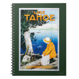 Carnet Poster promotionnel du lac TahoeLake Tahoe, CA