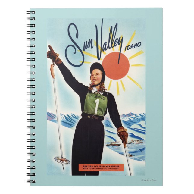 Carnet Poster publicitaire de Gretchen Fraser (Devant)