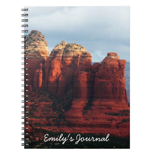 Carnet Pot de café nuageux Rock à Sedona Arizona (Devant)