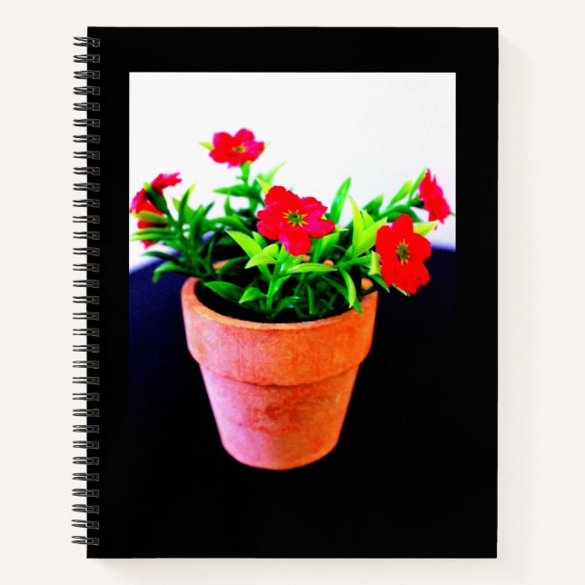Carnet Pot de fleurs (Devant)