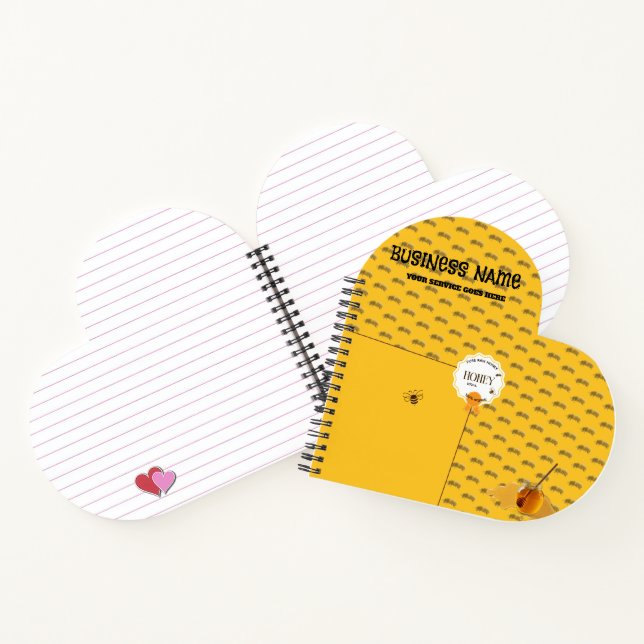 Carnet Pot de miel Abeille à miel Nid d'abeille Apiarium (Intérieur)