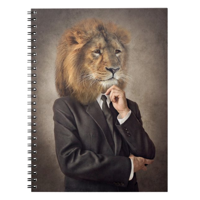 Carnet Potrait d'un lion (Devant)