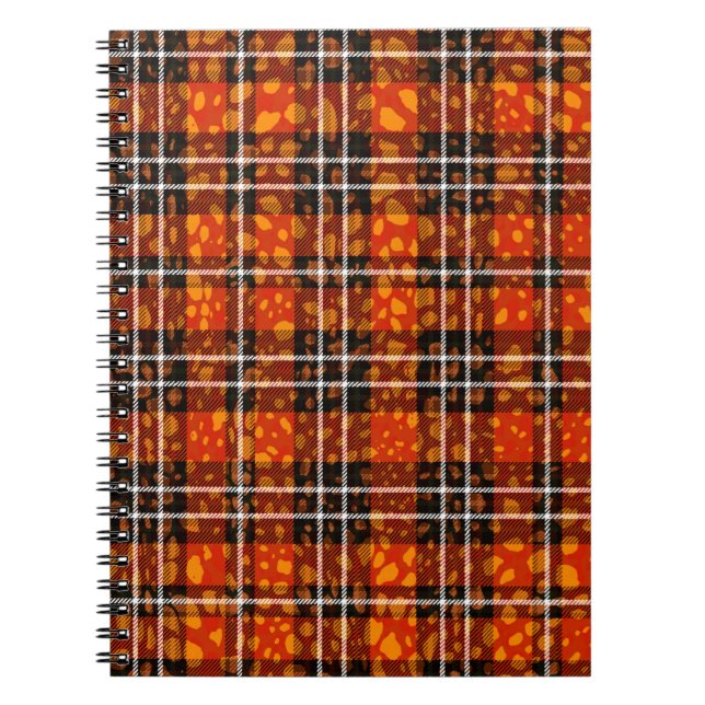 Carnet Pots animaux Plaid Mix Motif Art. (Devant)