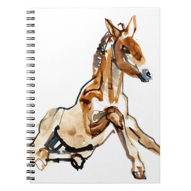 Carnet Poulain ocre (Devant)