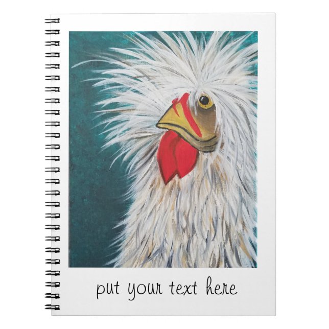 Carnet Poule de cheveux folle (Devant)