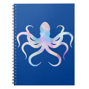 Carnet poulpe aquarelle