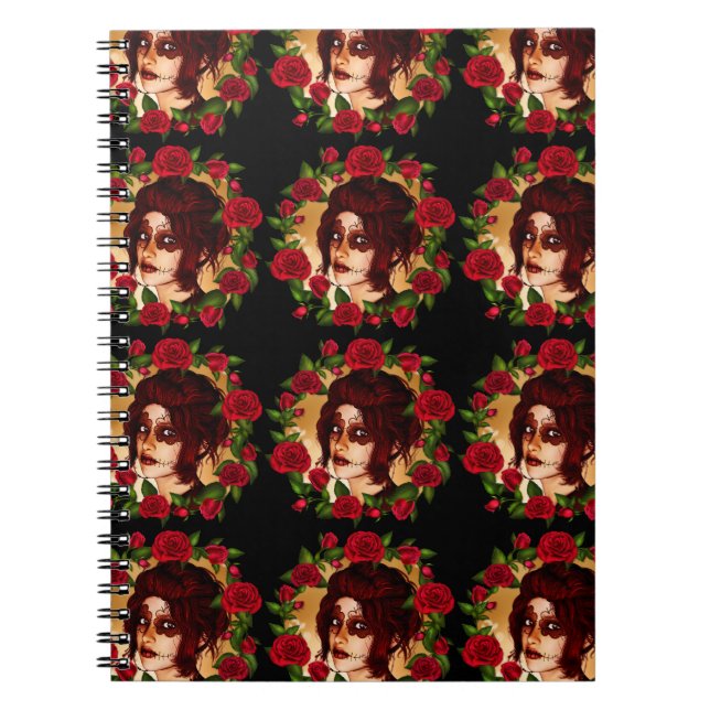 Carnet Poupée de sucre Red Roses (Devant)