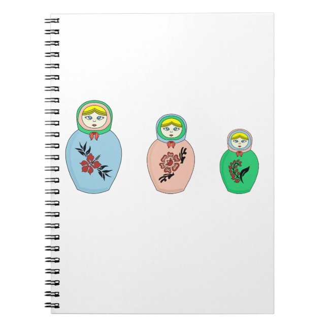 Carnet Poupée Matryoshka (Devant)