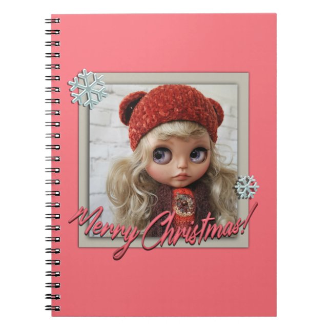 Carnet Poupée, pour Noël, Noël, nouvel an (Devant)
