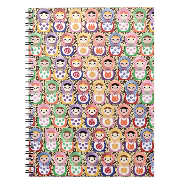 Carnet Poupées de Matryoshka (Devant)