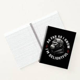 Carnet Pour autant que je sache, je suis un délicieux sin