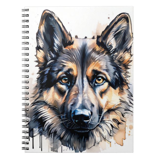 Carnet pour Berger Allemand (Devant)