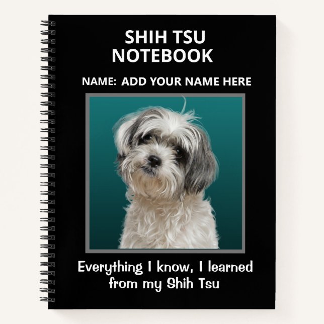 Carnet pour les amateurs de Shih Tsu (Devant)