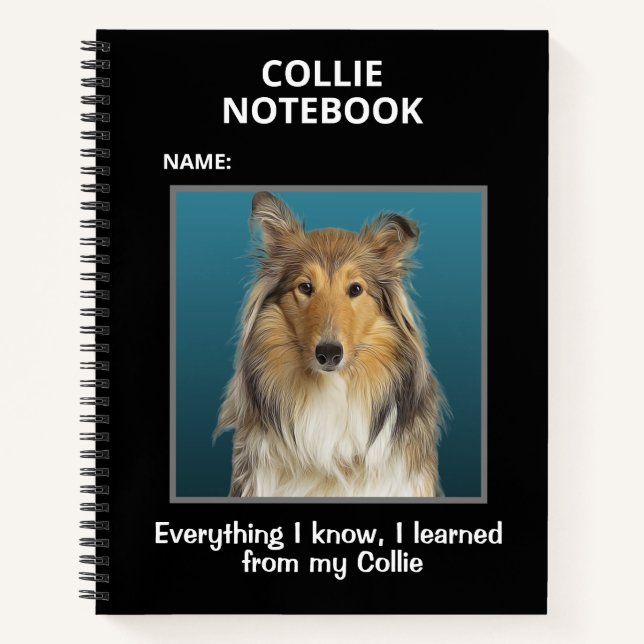 Carnet pour les amoureux des collies (Devant)