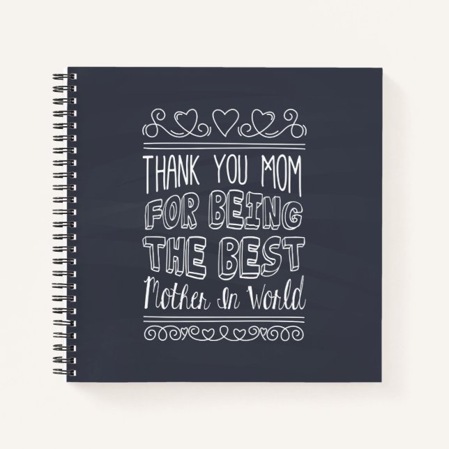 Carnet Pour The Best Mom in the World Guestbook (Devant)