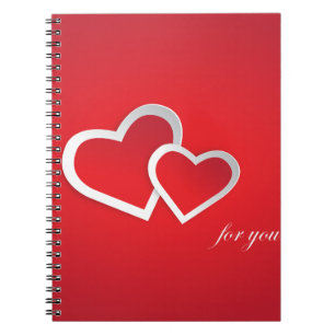 Carnet Pour vous Valentine's Day Hearts Design-21987