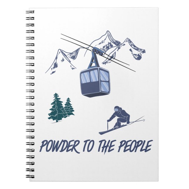 Carnet Powder to the People Station de ski (Devant)