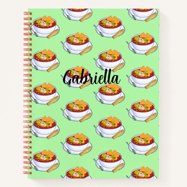 Carnet Pozole Rojo De Pollo (Devant)