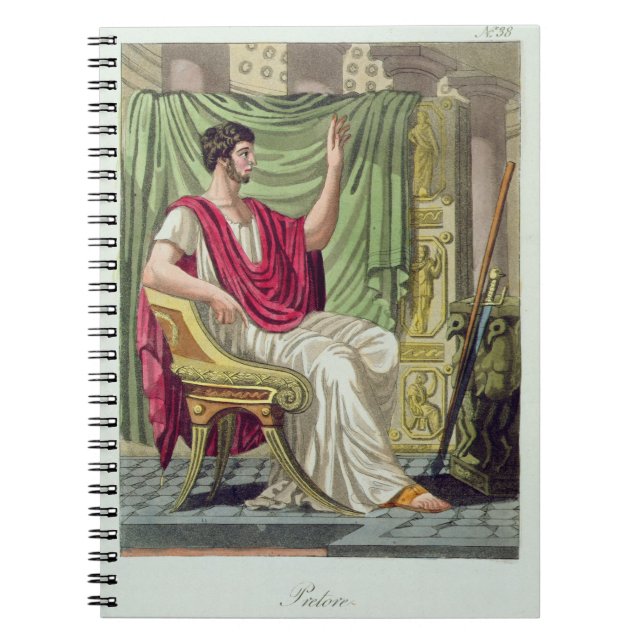Carnet Praetor, no. 38 "de Rome antique", gravé par L (Devant)