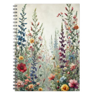 Carnet Prairie de Fleurs Sauvages – Florale Botanique Dél
