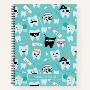 Carnet Pratique dentaire Hygiéniste Dentiste Mignonne den