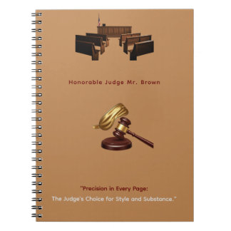 Carnet "Précision dans chaque page : Le choix du juge