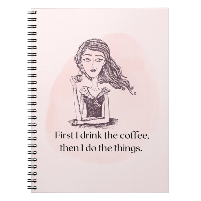 Carnet Premier Café...Alors Les Choses (Devant)