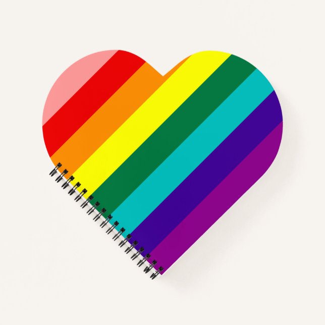 Carnet Premier drapeau Rainbow Pride (Devant)