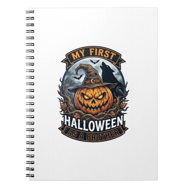 Carnet Premier Halloween en tant que frère Pumpkin Wolf M (Devant)