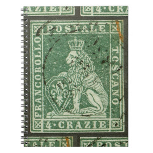 Carnet Premier timbre postal - Toscane (1851)