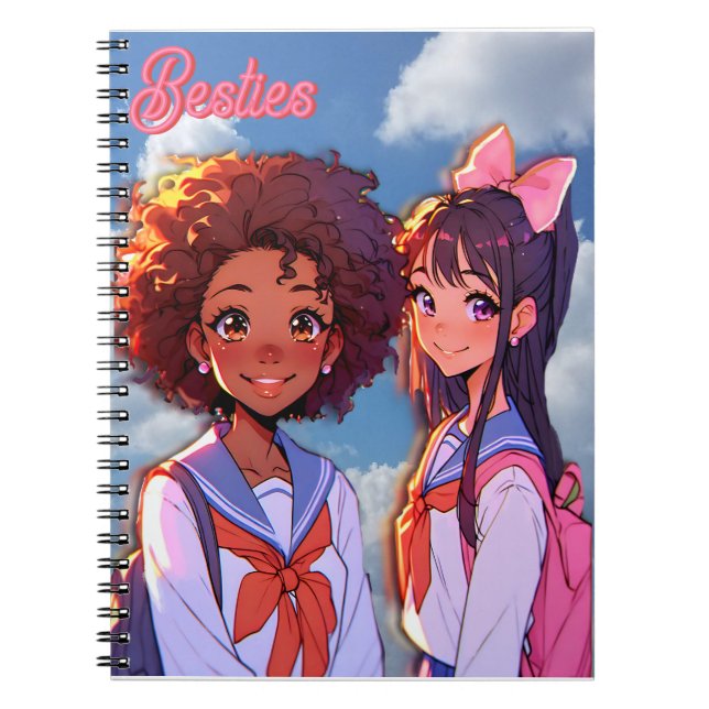 Carnet Première journée d'école des meilleures amies (Devant)