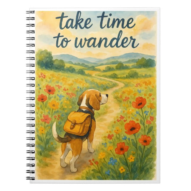 Carnet Prenez le temps de vous promener (Devant)