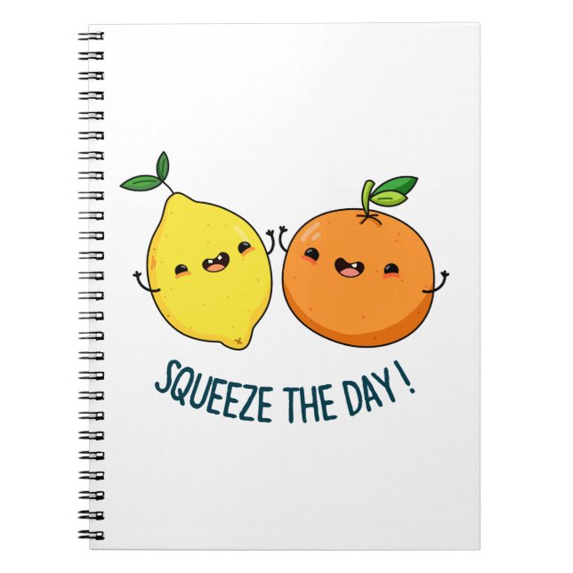 Carnet Pressez Le Jour Pun Fruit Positif  (Devant)