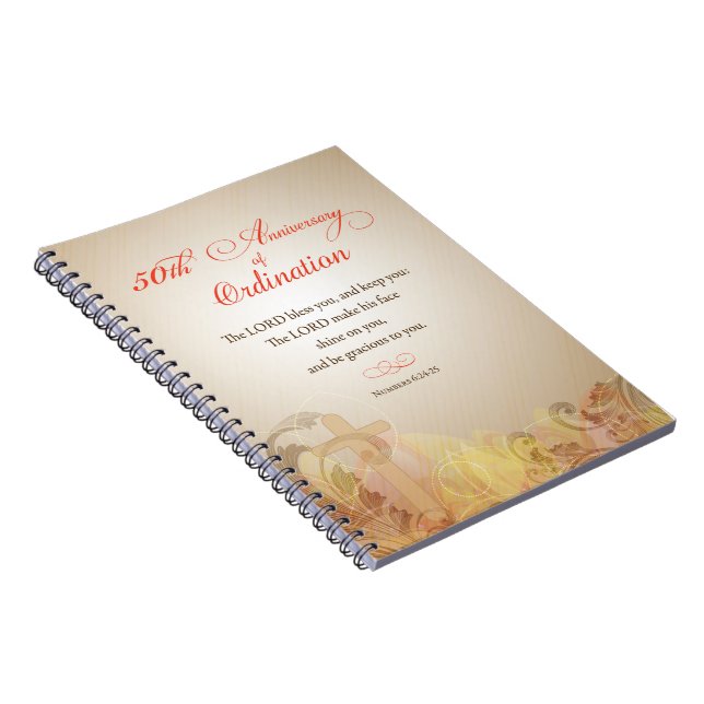 Carnet Prêtre, 50e anniversaire de la bénédiction de l'or (Côté Droit)