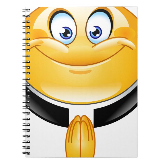 Carnet prêtre émoji (Devant)