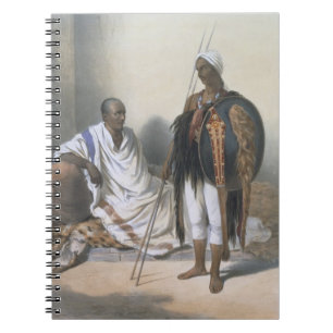 Carnet Prêtre et guerrier abyssiniens, illustration de '