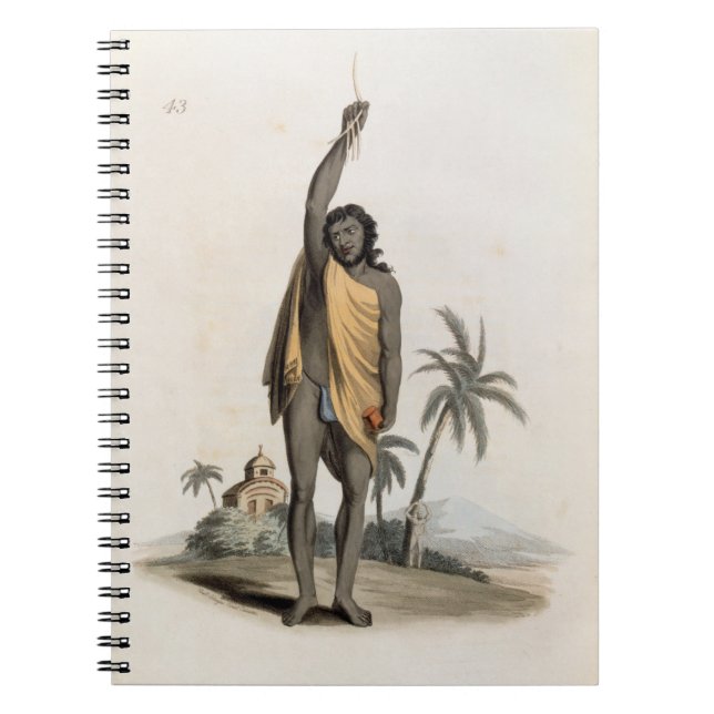 Carnet Prêtre indou, pub. par Edouard Orme, 1804 (litho) (Devant)