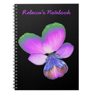 Carnet Pretty Pansy Customizable Notebook